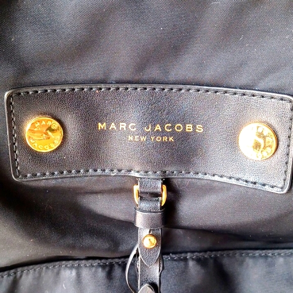 MARC JACOBS Black Nylon Backpack. - Picture 2 of 8